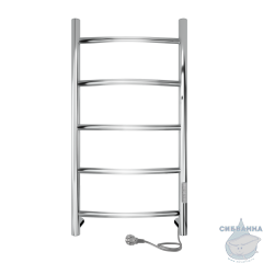 Полотенцесушитель электрический Indigo Embrace П5 (с таймером) 30х70 хром (с возможностью скрытого подключения, подключение R/L)