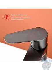 Смеситель для раковины Raglo R31.10.09 (графит)