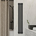 Полотенцесушитель электрический Indigo Style (с таймером) 18х120 черный муар (с возможностью скрытого подключения, подключение R/L)
