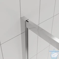 Душевое ограждение Veconi Evo 300 90x90 профиль хром, стекло прозрачное E3-CH-9090-01-C9 (без поддона)