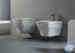 Унитаз подвесной безободковый Aquatek Амадео AQ1180-00 с сиденьем Soft Close (микролифт)