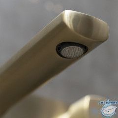 Смеситель для раковины встраиваемый Lemark Ursus LM7226BG (брашированное золото)