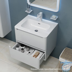 Тумба подвесная, белый, 60 см, Edifice,  IDDIS, EDI60W0i95. Подходит умывальник  0106000i28