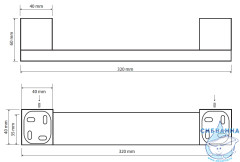 Поручень Bemeta Nero 135507670