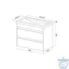 Тумба под раковину Iddis Zodiac X 80 см ZDX80W0i95
