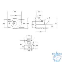 Биде подвесное Am.Pm Tender C453411WHI