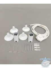 Полотенцесушитель электрический Санприз Классик П6 40х70 (белый матовый) (подключение универсальное)