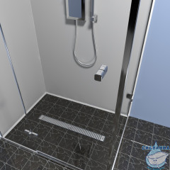 Дренажный трап для душа Timo 80 см с решеткой DP20800-LG20800