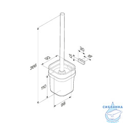 Ершик для унитаза Am.Pm Func A8F33300