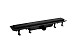 Дренажный трап для душа Plastbrno Design4 SZA7400 40 см с решеткой (черный) 