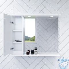 Шкаф-зеркало Am.Pm Like 65 см M80MPL0651WG белый глянец