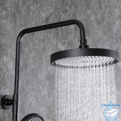 Душевая система Frap F2475-6 250 1 режим (черный)