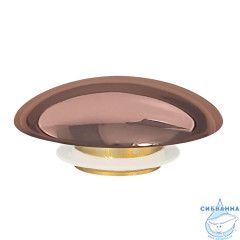 Накладка на слив для раковины ABBER AC0014RG розовое золото, керамика