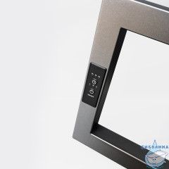 Полотенцесушитель электрический Indigo Sparta (с таймером) 50х80 графит (с возможностью скрытого подключения, подключение R)