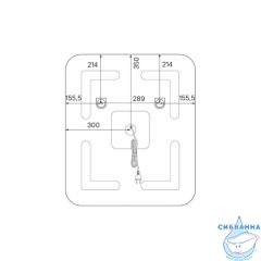 Зеркало, 60 см, Edifice, ID, ЗЛП108
