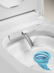 Унитаз подвесной импульсный Allen Brau Smart 4.I1001.20 с сиденьем Soft Close (микролифт) 
