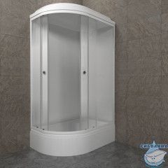 Душевая кабина Тритон Коралл R 120х80 В профиль белый, стело лайт Щ0000068948
