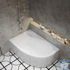 Акриловая ванна Тритон Мари 170х110 L с каркасом