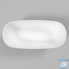 Ванна из искусственного камня Whitecross Onyx C 160x75 (белый матовый)