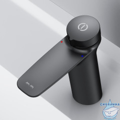 Смеситель для раковины AM.PM Inspire V2.0 TouchReel F50A02522 (черный матовый)