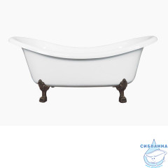 Ванна из литьевого мрамора New Line Sanitary Корсика на ножках 190х86