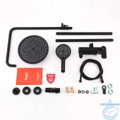 Душевая система Raglo 260 1 режим R03.24.06 (черный)