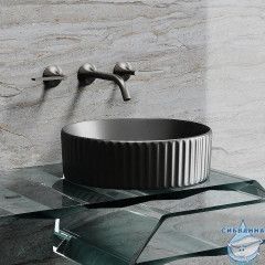  Раковина на столешницу 36 см Ceramicanova Element CN6057MDH (антрацит)