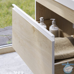 Тумба Aqwella Urban 80 дуб давос с раковиной Фест 80