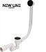 Слив-перелив для ванн New Line Sanitary SL-80BL (черный матовый)