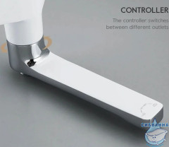 Душевая система Frap F2458 260 1 режим (белый/хром)