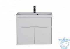 Тумба Aquanet Латина 80 белый с раковиной Орлеан 80 179839