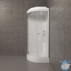 Душевая кабина Тритон Экстра 88x88 профиль белый, стекло прозрачное Щ0000062582