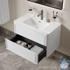 Тумба подвесная, 80 см, белый, Oxford Neo, IDDIS, OXN80W0i95 подходит умыв. 0108000i28