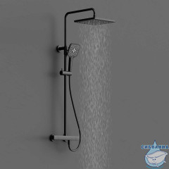 Душевая система Vincea Next 250 1 режим VSFS-1N0TMB (черный матовый)