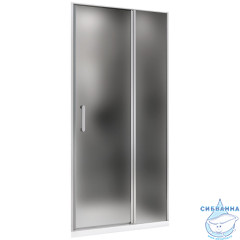 Дверь в нишу ABBER Sonnenstrand AG04110MS 110x195 профиль хром, стекло матовое
