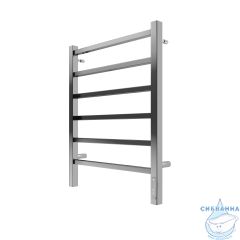 Полотенцесушитель электрический Terminus Ватикан П6 50х65 (подключение универсальное)(нержавеющая сталь)