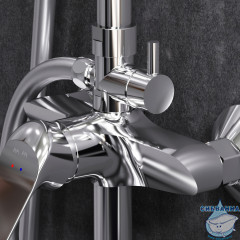 Душевая система AM.PM Sunny F0785C900 220 1 режим (хром)