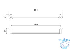 Полотенцедержатель Aquatek Европа AQ4114CR