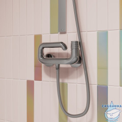 Смеситель для ванны IddisTwist TWISBBTi02WA (хром)