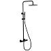 Душевая система Abber Wasser Kreis 250 1 режим AF8160B (черный матовый)