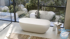 Ванна из искусственного камня ABBER Stein 160x75 AS9613-1.6