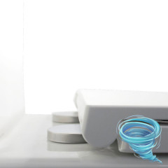 Унитаз напольный безободковый со смывом торнадо Calypso CS4852UQ-OK с бачком и сиденьем Soft Close (микролифт)