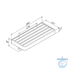Держатель для туалетной бумаги Damixa Jupiter DA77341900