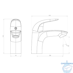 Смеситель для раковины Damixa Eclipse 310210001 (хром)