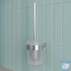 Ершик, нержавеющая сталь, Petite, хром матовый, IDDIS, PETSSSGi47