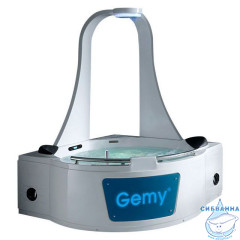 Акриловая ванна Gemy G9070 K 170х170 с гидромассажем