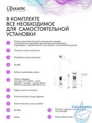 Смеситель для раковины Lemark Белуга LMF-8015B-BRLG (брашированное золото)
