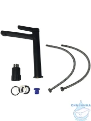 Смеситель для раковины Frap F1062-2 (черный матовый)