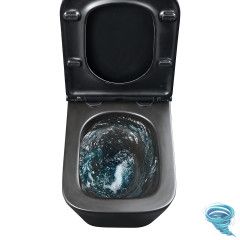 Унитаз подвесной безободковый Lemark Florex 9612002 с сиденьем быстросъемным Soft Close (микролифт)
