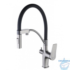 Смеситель для кухни Lemark Bronx LM3761GM (графит)